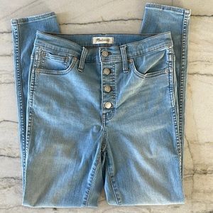 Madewell 10” High Rise Skinny Jeans